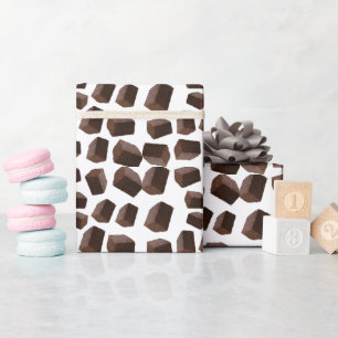 Papier Cadeau Motif de fusible au chocolat
