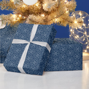Papier Cadeau Motif de géométrie sacrée hiver 