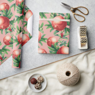 Papier Cadeau Motif de grenade