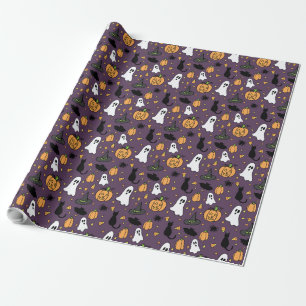Papier Cadeau Motif de Halloween