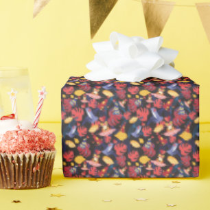 Papier Cadeau Motif De La Grenouille Amoureuse