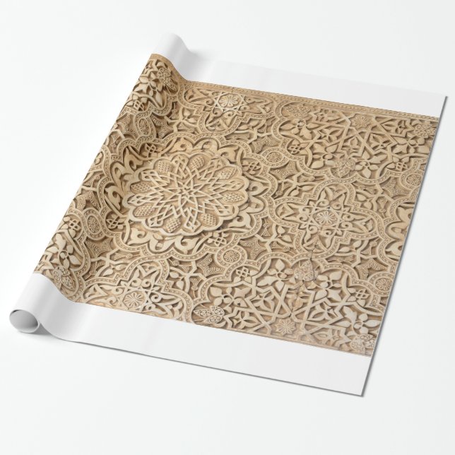 Papier Cadeau motif de l'Alhambra (Déroulé)