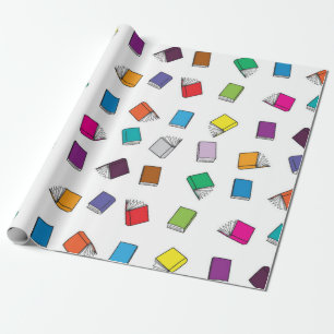 Papier Cadeau Motif de livre
