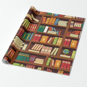 Papier Cadeau Motif de livre