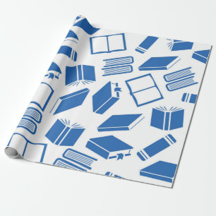 Papier Cadeau Motif de livre