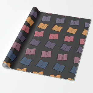 Papier Cadeau Motif de livre