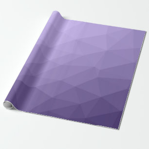 Papier Cadeau Motif de maillage géométrique violet ultra violet