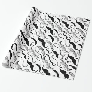 Papier Cadeau Motif de moustache