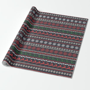 Papier Cadeau Motif de Noël