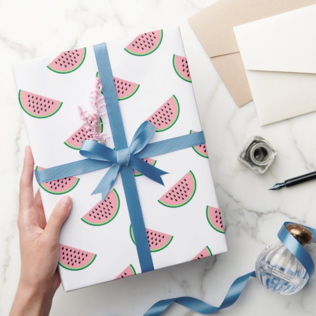 Papier Cadeau Motif de pastèque (Cadeaux)