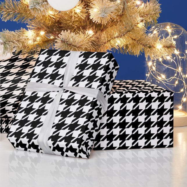 Papier Cadeau Motif de pesage noir noir noir (Vacances)