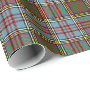 Papier Cadeau Motif de plaid de tartan d'Anderson de clan