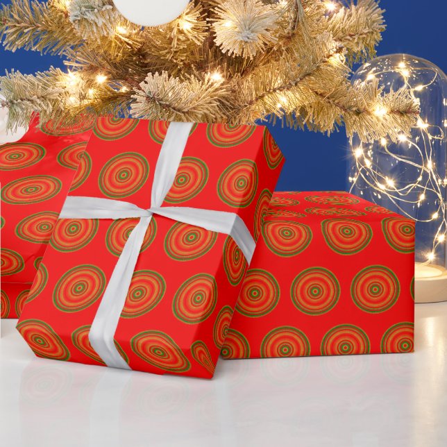 Papier Cadeau Motif de points de vacances Classy (Vacances)