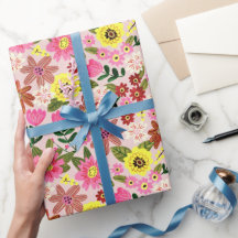 Motif de printemps de pâques rose moderne margueri