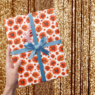 Papier Cadeau Motif de puces d'aquarelle