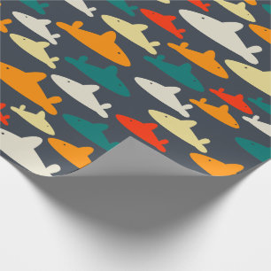 Papier Cadeau Motif de requins enfants