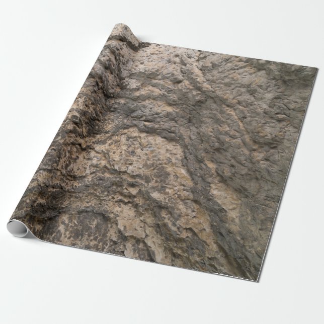Papier Cadeau Motif de rochers (Déroulé)