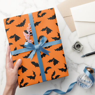 Papier Cadeau Motif de silhouettes de chaume