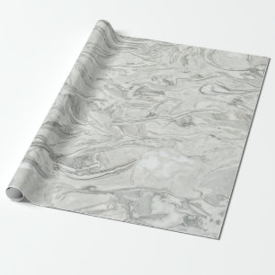 Papier Cadeau Motif de surface en marbre gris