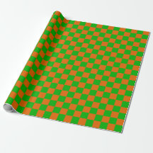 Motif de tableau de bord vert et orange