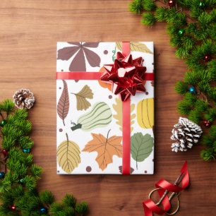 Papier Cadeau Motif de Thanksgiving