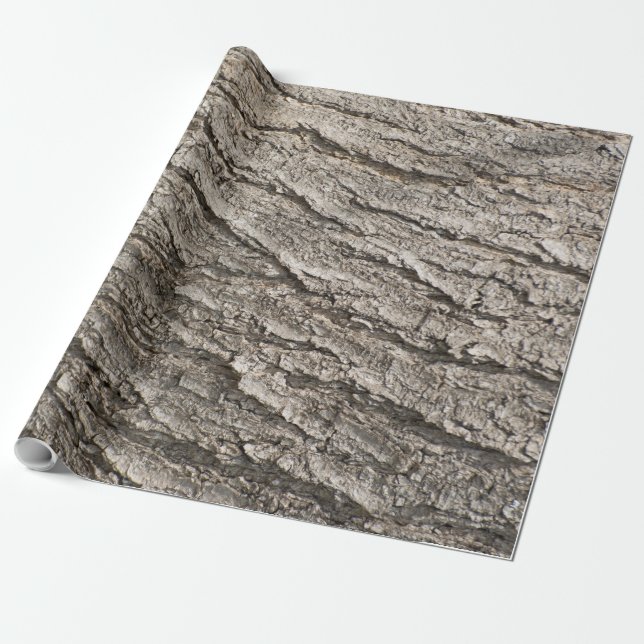Papier Cadeau Motif d'écorce (Déroulé)