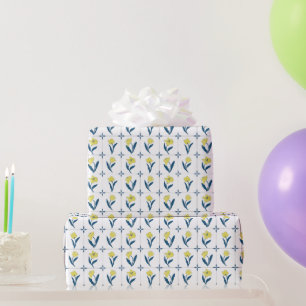 Papier Cadeau Motif Delft Tile