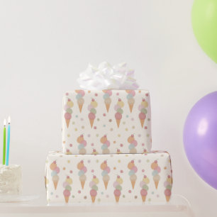 Papier Cadeau Motif Délices Congelés 