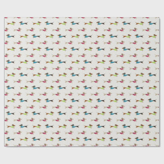 Papier Cadeau Motif délicieux de teckel