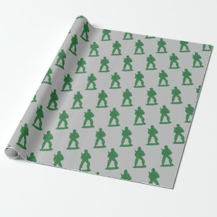 Papier Cadeau Motif des hommes de l'Armée verte