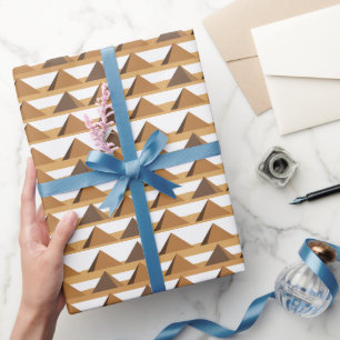 Papier Cadeau Motif des pyramides égyptiennes
