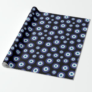 Papier Cadeau Motif des yeux mal grecs