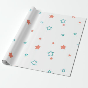 Papier Cadeau Motif d'étoiles