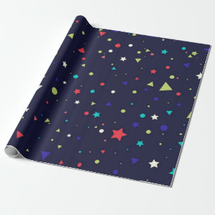Papier Cadeau Motif d'étoiles