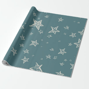 Papier Cadeau Motif d'étoiles
