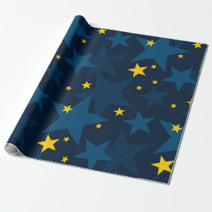 Papier Cadeau Motif d'étoiles