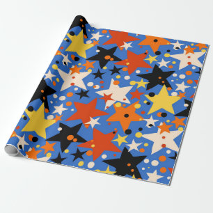 Papier Cadeau Motif d'étoiles