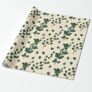 Papier Cadeau Motif d'eucalyptus