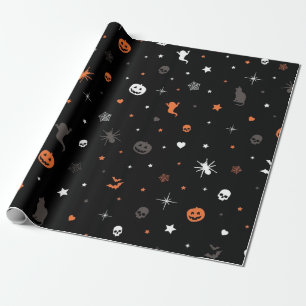 Papier Cadeau Motif d'Halloween