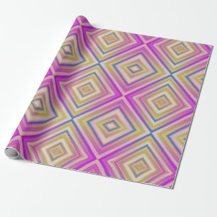 Papier Cadeau Motif diamant alternatif violet délicieux