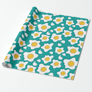 Papier Cadeau Motif d'oeufs