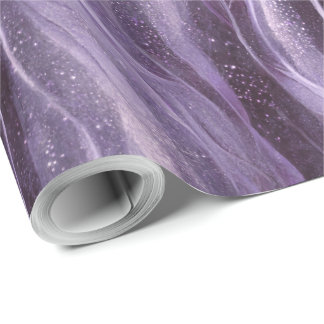 Papier Cadeau Motif doré pailleté texture scintillante