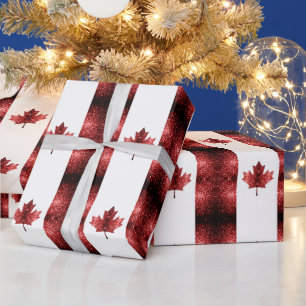 Papier Cadeau Motif du drapeau du Canada