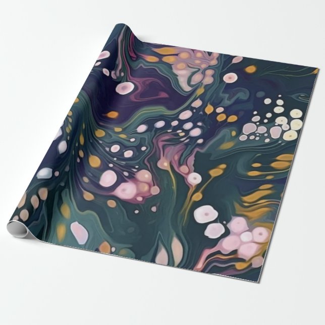 Papier Cadeau Motif esthétique (Déroulé)