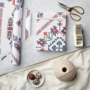 Papier Cadeau Motif ethnique Aztèque