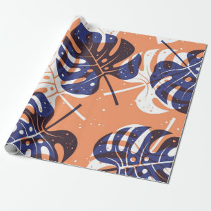 Papier Cadeau motif feuille