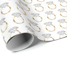 Motif Fiançailles Mariage  Diamant Or Blanc