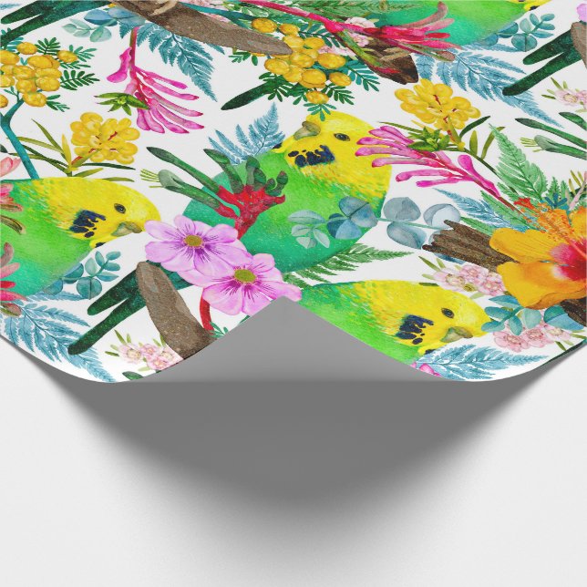 Papier Cadeau Motif Fleur sauvage australien (Coin)