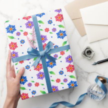 Motif floral aquarelle vibrant de fleurs sauvages