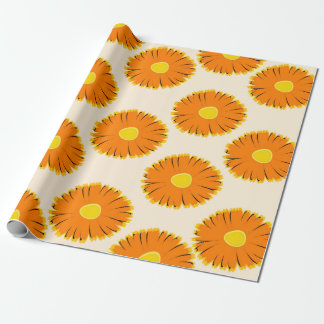 Papier Cadeau Motif floral sans soudure. motif transparent avec